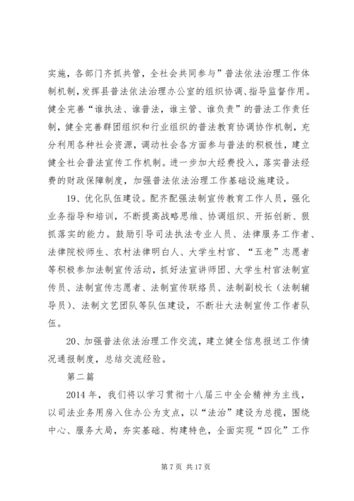 全县普法依法治理工作要点3篇.docx