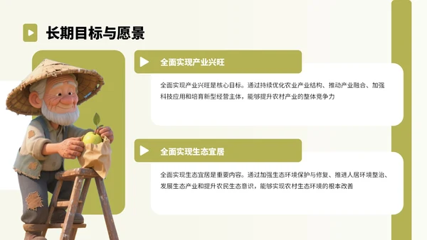 绿色卡通风乡村振兴实施建议PPT
