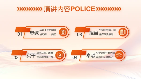 红色大气公安人民警察工作总结PPT