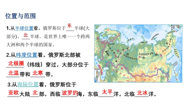第七章 我们邻近的地区和国家（2）（串讲课件67张）-七年级地理下学期期末考点大串讲（人教版）