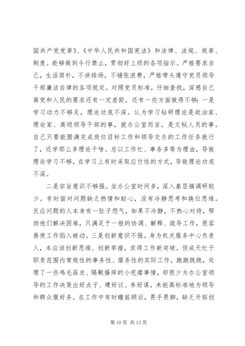 遵守党的政治规律方面存在的问题分析.docx
