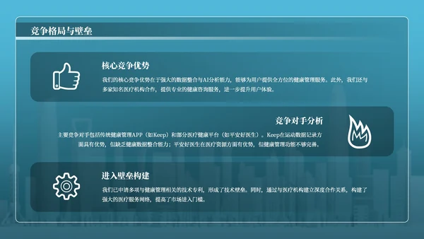 蓝色商务风互联网行业商业计划书PPT模板