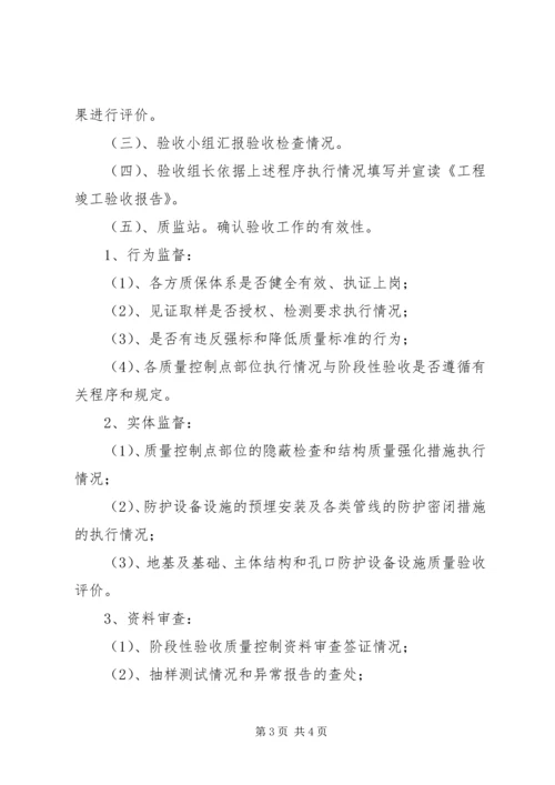 人防竣工验收验收方案.docx