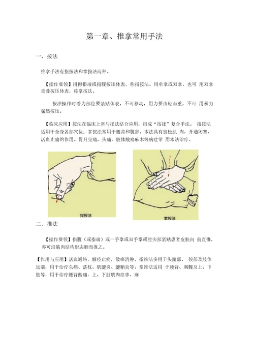 推拿教学资料