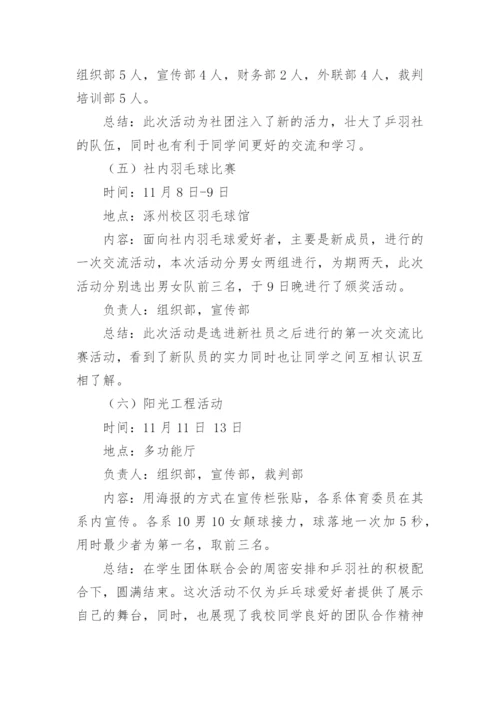 乒乓球社团活动总结.docx