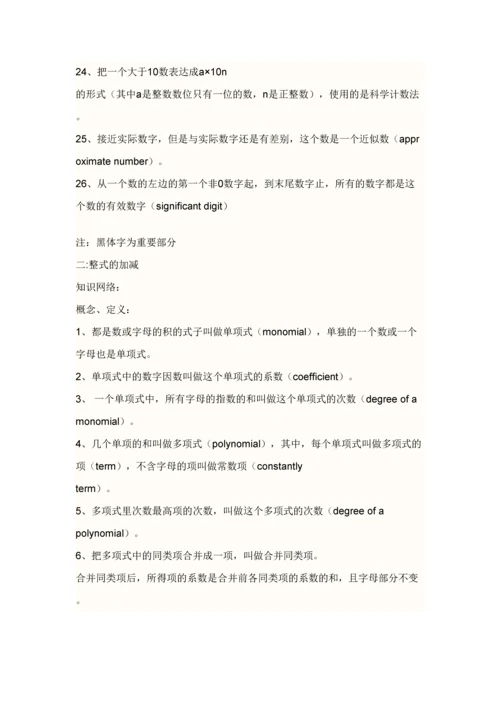 2023年初一数学知识点.docx