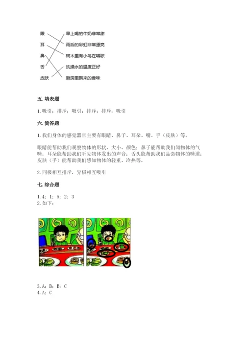 教科版二年级下册科学知识点期末测试卷附答案【研优卷】.docx