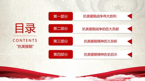 中国人民站起来抗美援朝党史PPT党课