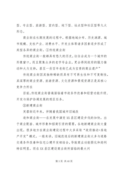 商业街考察调研报告.docx