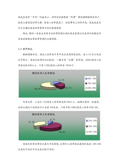 北海连锁酒店调研综合报告.docx