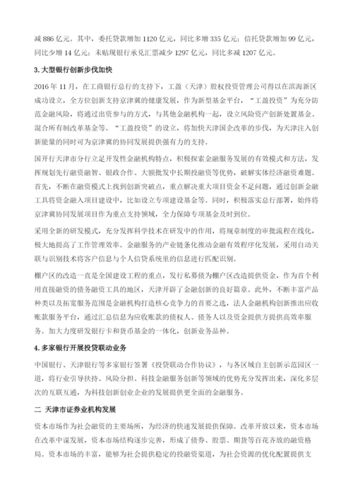 天津市金融机构发展.docx