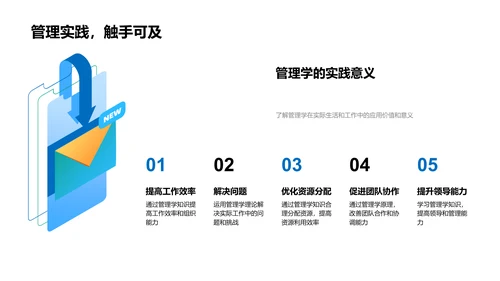 管理学实践答辩PPT模板