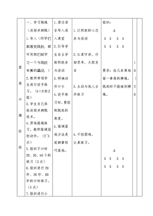 《跳短绳》教学设计