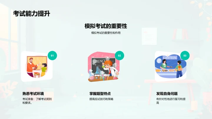 高考备考策略报告PPT模板