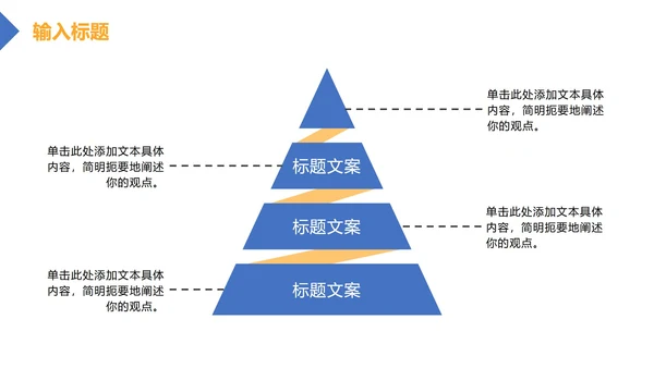 蓝黄大气工作总结汇报PPT模板