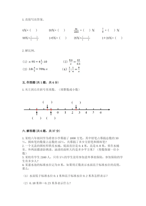 小升初六年级期末测试卷带答案（培优b卷）.docx
