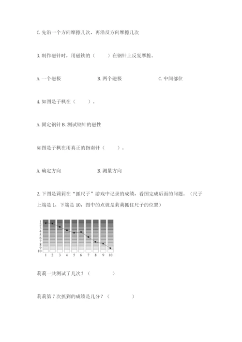 教科版小学科学二年级下册 期末测试卷带答案.docx