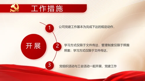 党建党支部年终工作总结汇报PPT党课