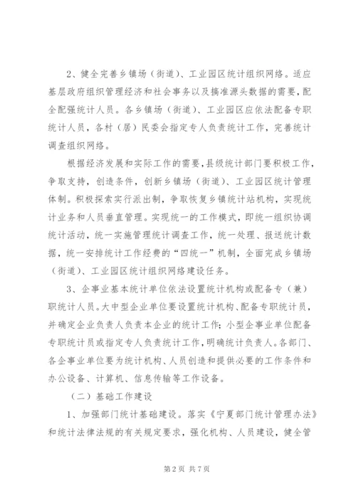 统计基层基础能力建设实施方案.docx