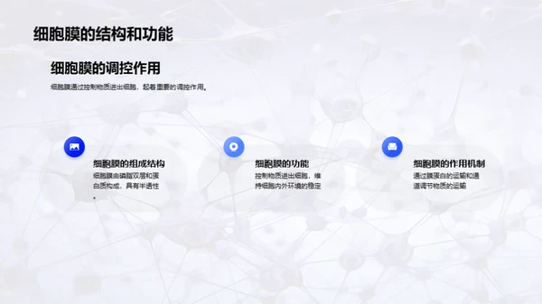 商务风生物医疗教学课件PPT模板