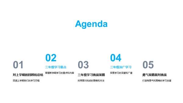 三年级学习新征程