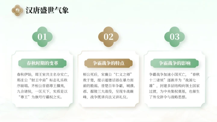 绿色中国风国庆历史课堂专题讲座PPT模板