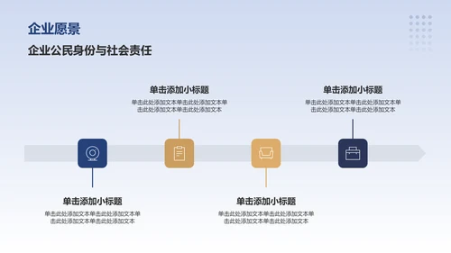 蓝色商务风公司介绍PPT模板