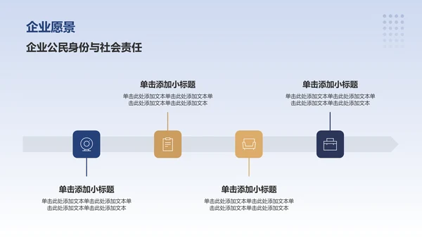 蓝色商务风公司介绍PPT模板