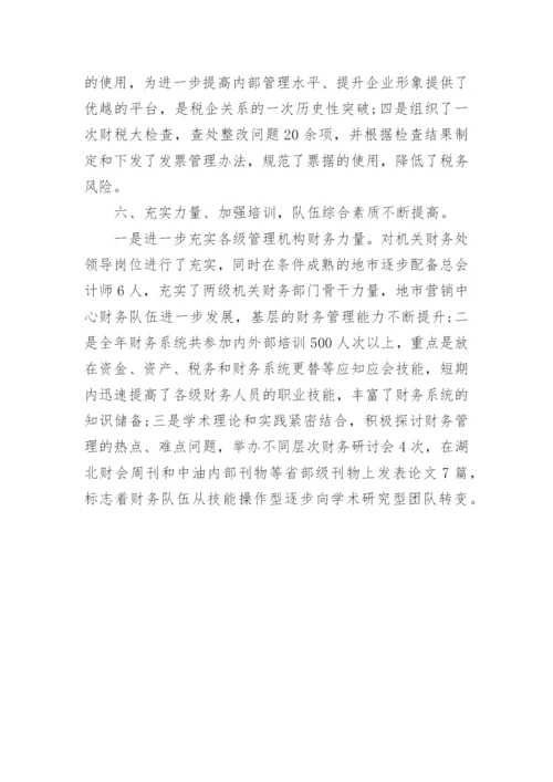 主管财务领导履职尽责的述职报告.docx