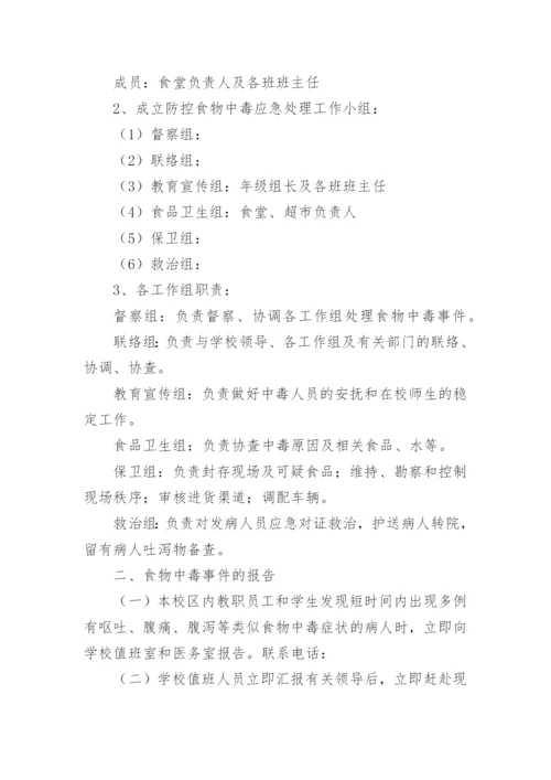 食物中毒专项应急预案演练方案.docx