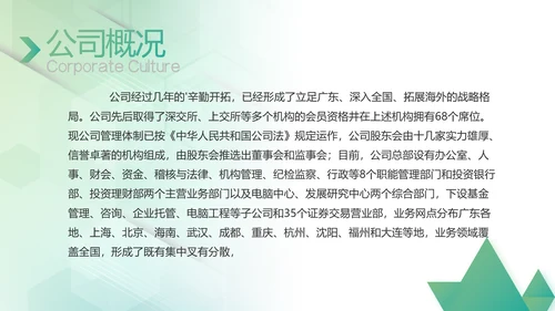 大气时尚医疗医药公司简介动态PPT