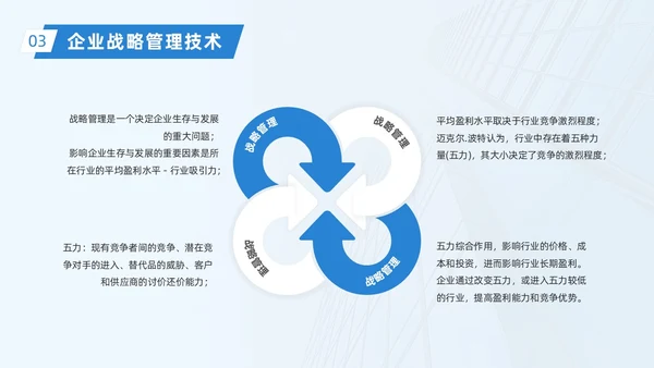 蓝色实拍大气简约企业战略管理培训动态PPT