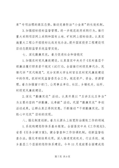 乡镇纪检监察工作要点.docx
