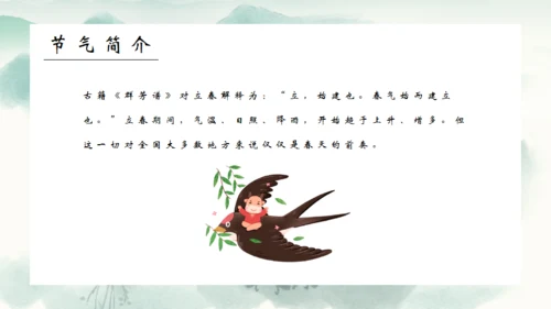 春风杨柳立春柳枝柳树通用PPT模板