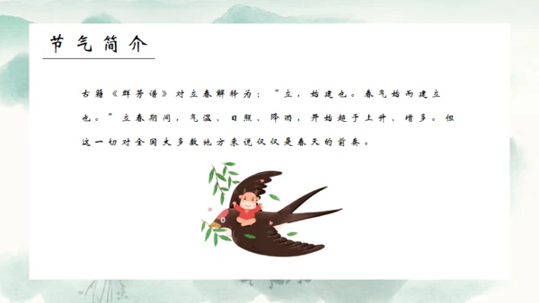 春风杨柳立春柳枝柳树通用PPT模板