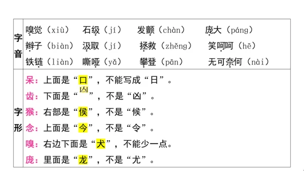 统编版语文四年级上册第五 六单元核心知识梳理课件