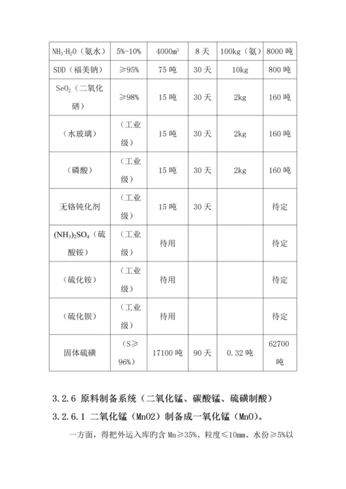 电解锰生产标准工艺标准流程简述.docx