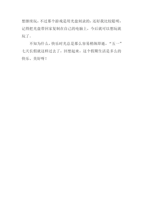 我的假日作文600字.docx