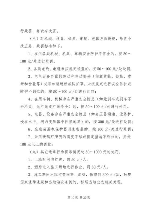 安全生产奖惩制度和责任追究制度.docx