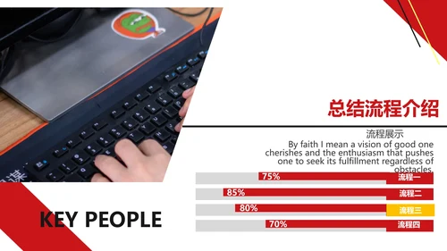 红色时尚项目管理方案通用PPT模板