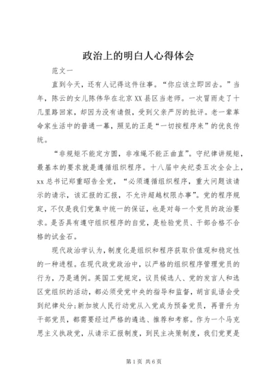 政治上的明白人心得体会 (5).docx