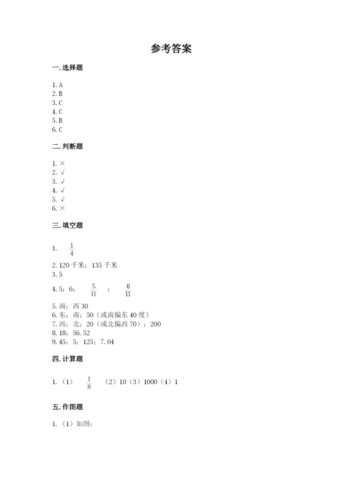 小学数学六年级上册期末考试试卷附答案【突破训练】.docx