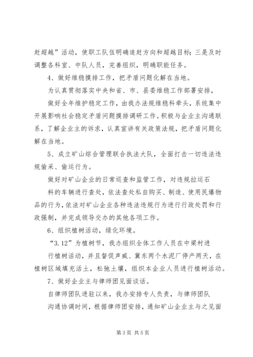 矿管办XX年工作计划.docx