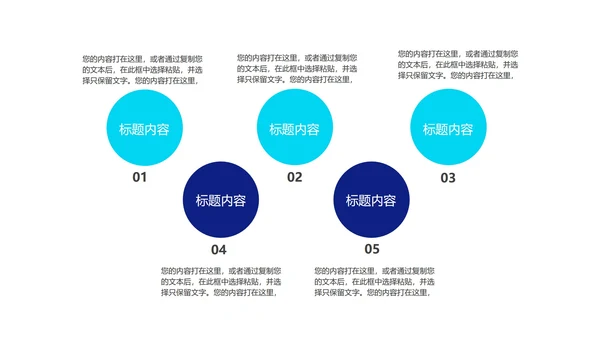 商务渐变流体总结汇报PPT模板