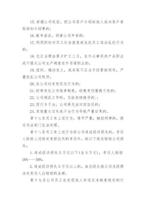 公司奖惩制度实施细则.docx