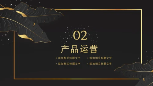 金叶子创业融资计划书商业通用PPT模板