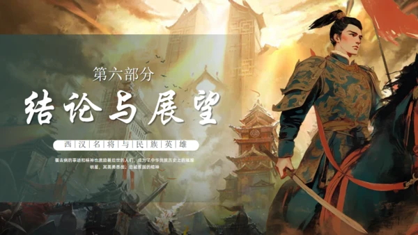 抗击匈奴将军霍去病介绍通用PPT模板