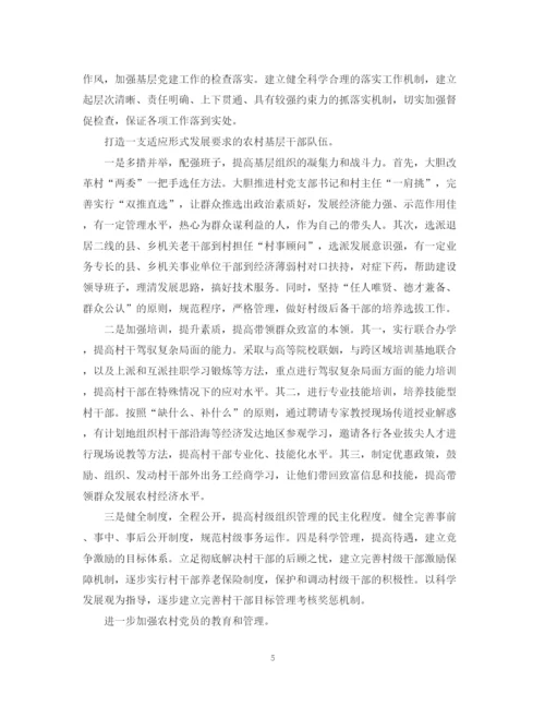 精编之村党建工作计划书.docx