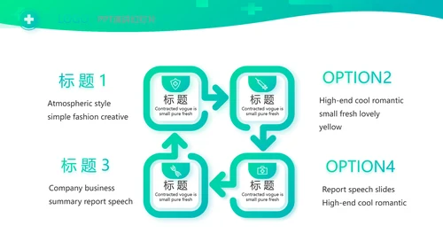 医疗公司宣传年终工作总结动态PPT