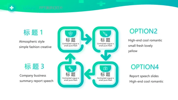 医疗公司宣传年终工作总结动态PPT